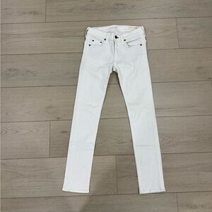 Rag & Bone Off White Skinny Jeans